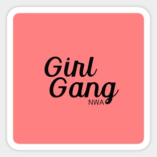 NWA Girl Gang Sticker